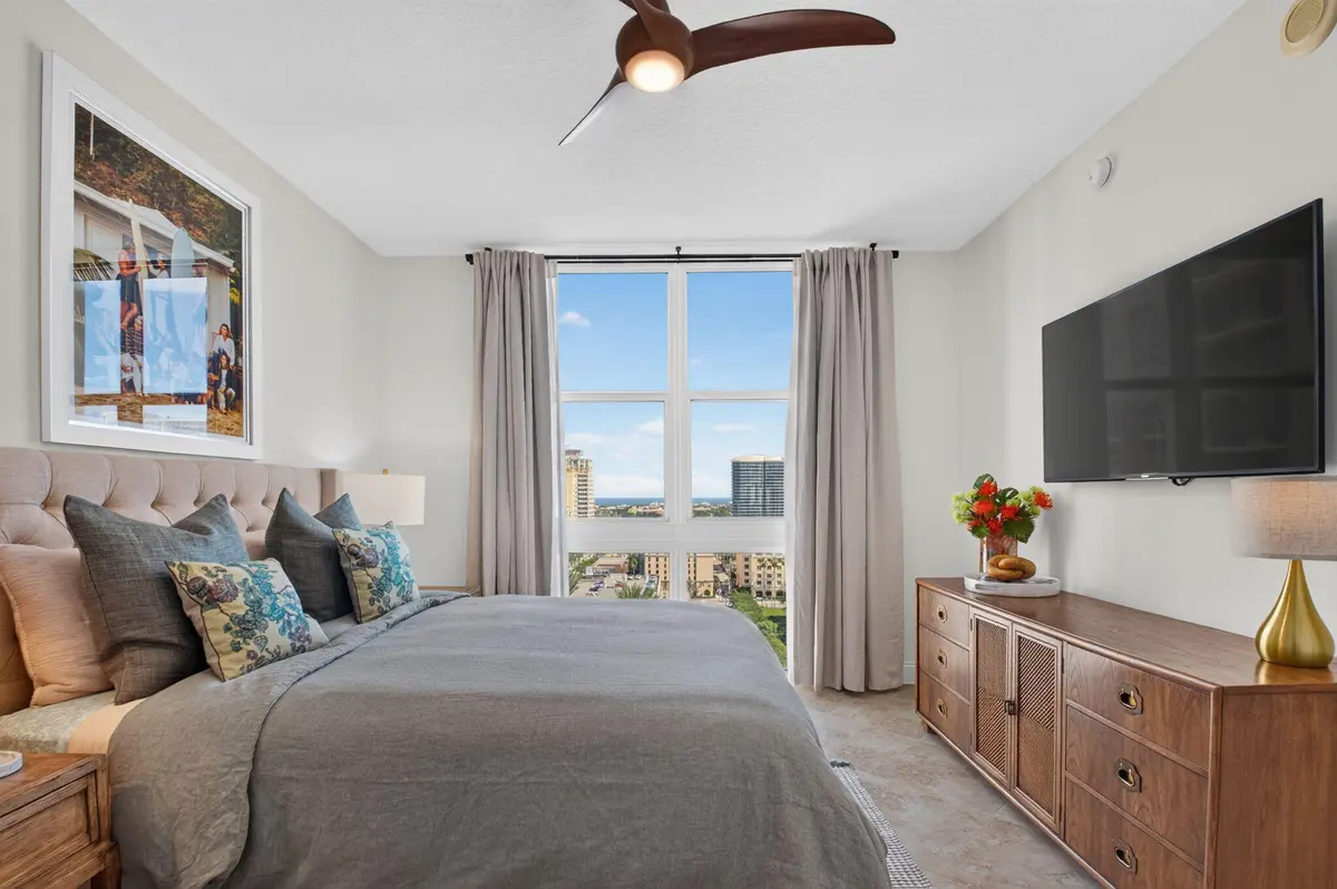 Guest Bedroom Views at 550 Okeechobee Boulevard 1617, West Palm Beach