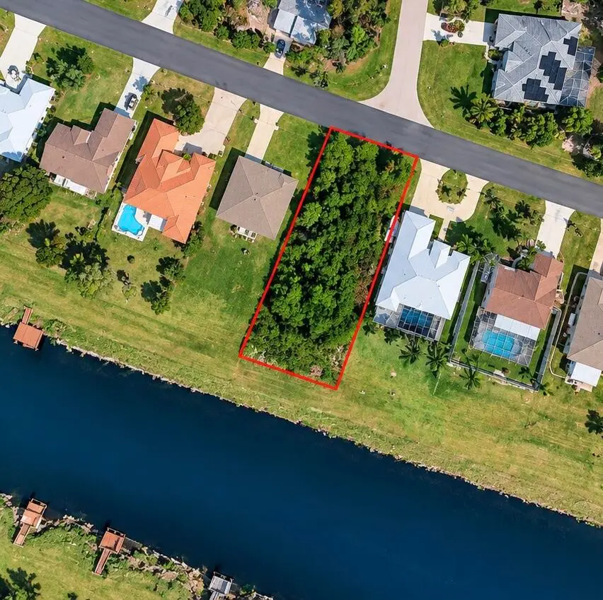 waterfront_lot_overhead at 1636 SW LEXINGTON Drive, Port St. Lucie