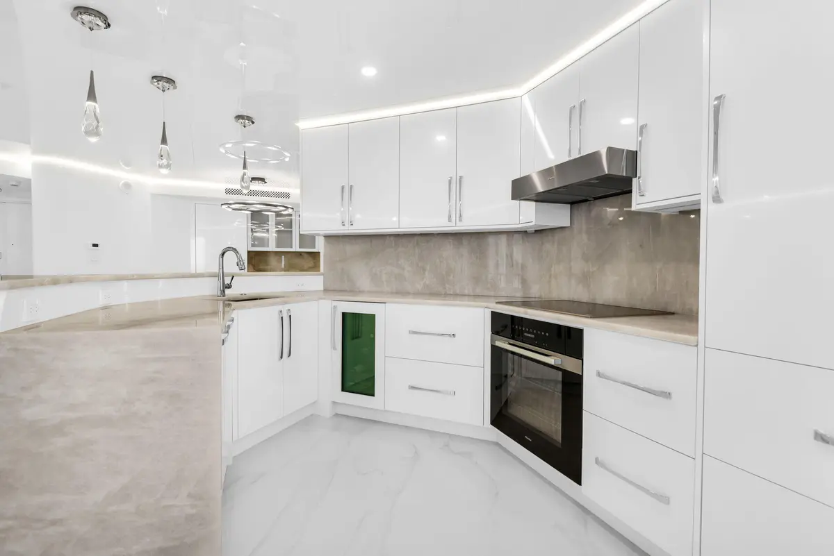 Kitchen at 550 S Ocean Boulevard 1205, Boca Raton