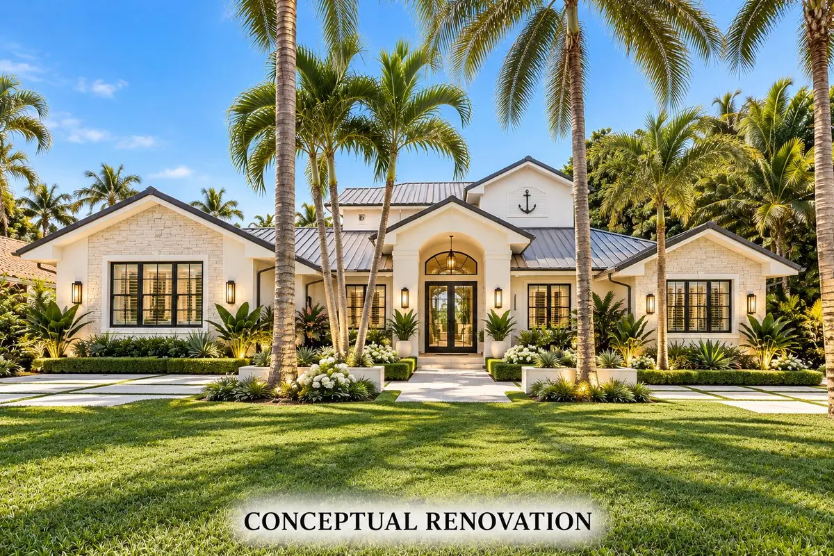 Conceptual Tropical Modern Home at 841 ANCHORAGE Drive, North Palm Beach
