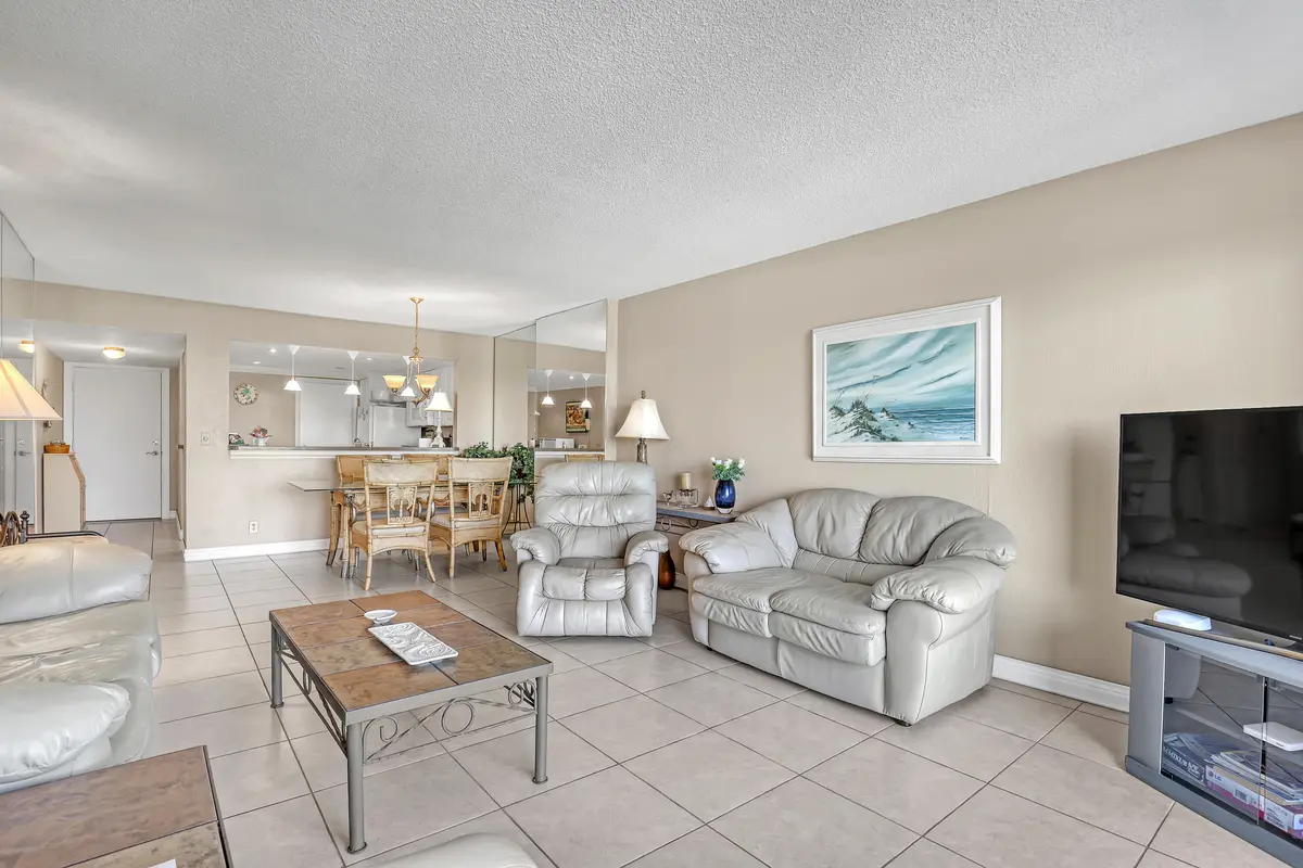 Living Room at 145 S Ocean Avenue 601, Palm Beach Shores