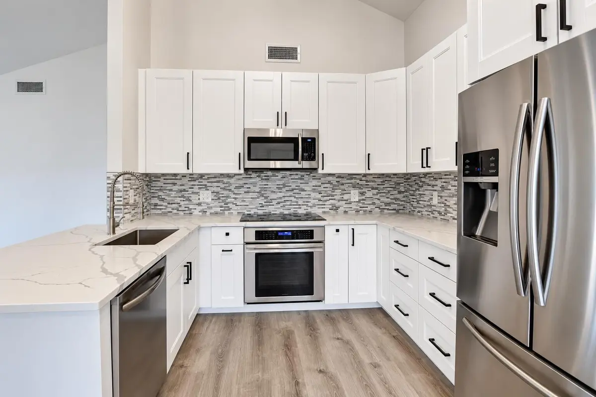 Pristine Modern Kitchen Interior at 8379 Garden Gate Place, Boca Raton
