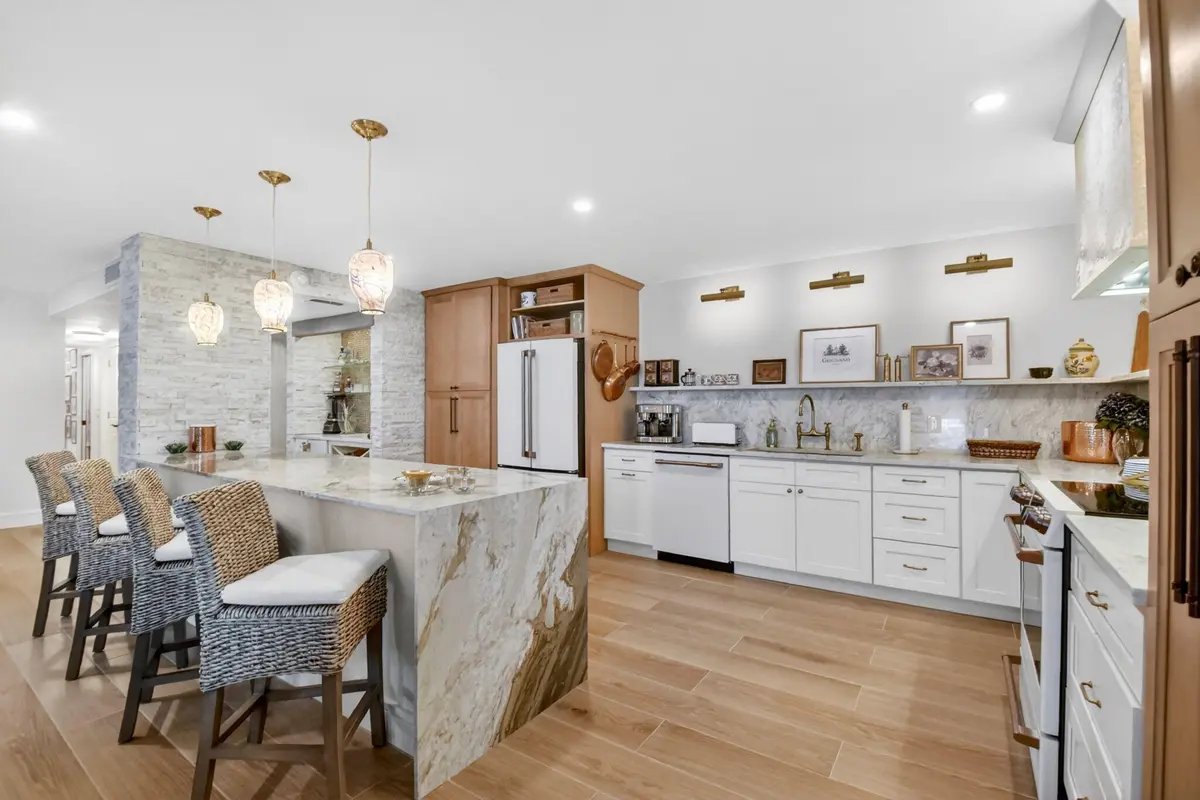 Kitchen at 2200 S Ocean Boulevard 206, Delray Beach