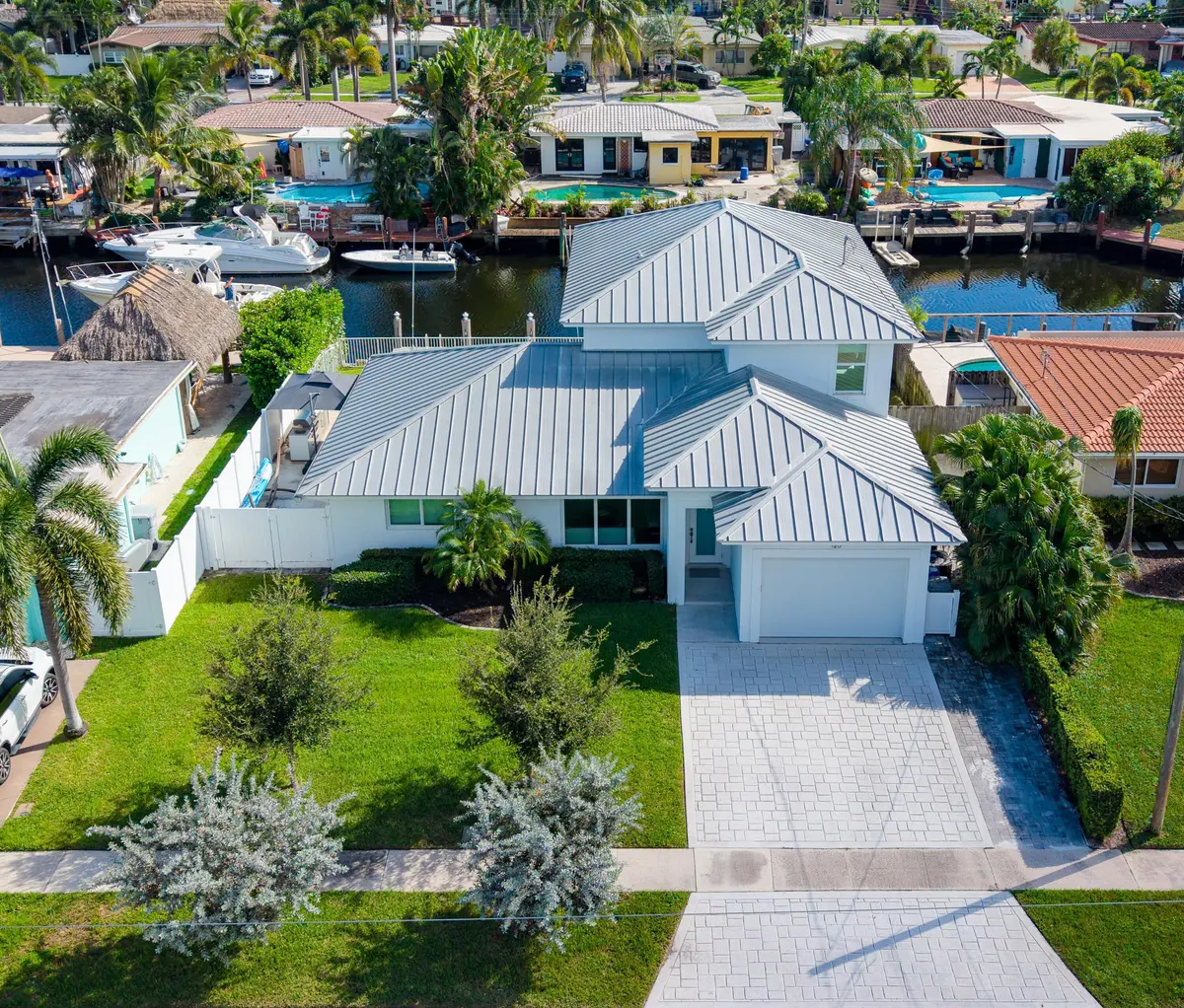120 SE 12th court Aerial 1 at 120 SE 12th Court, Pompano Beach