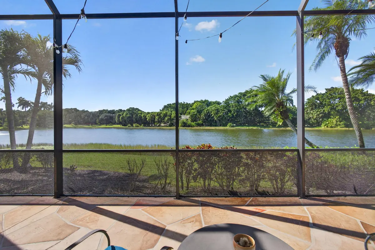 Patio at 8863 LAKES Boulevard, West Palm Beach