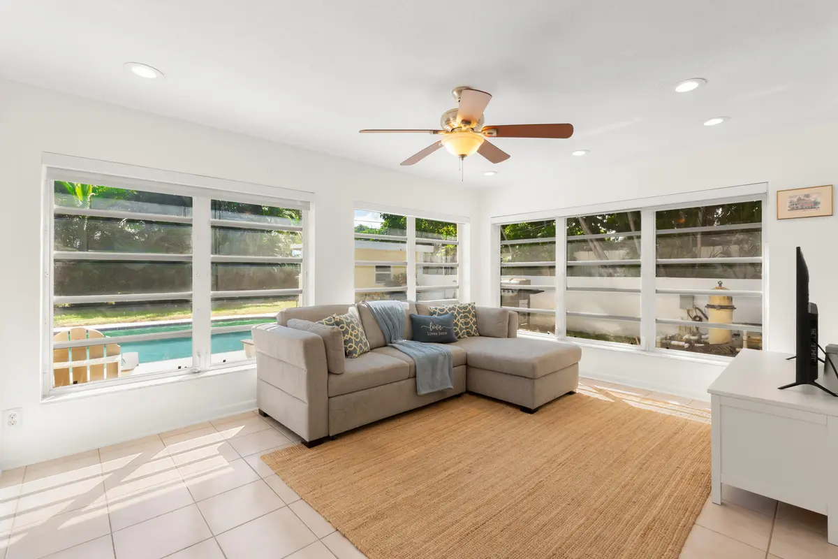 Living Room at 214 NE 28TH Road, Boca Raton