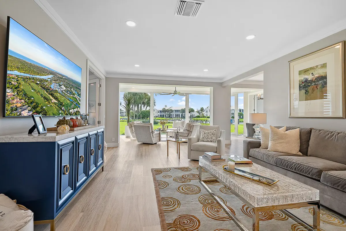 Living Room at 360 SPYGLASS Way 360, Jupiter