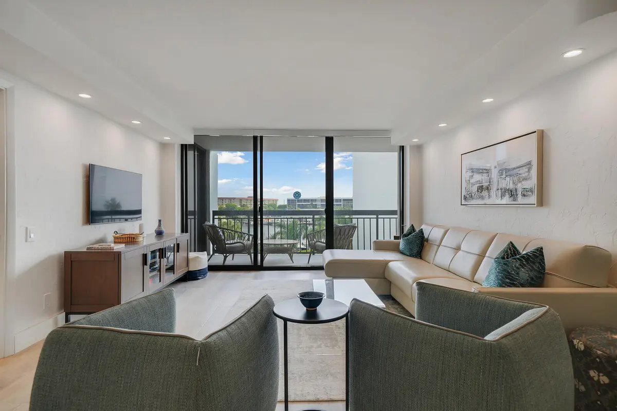 Living Room at 2697 N OCEAN F-403, Boca Raton