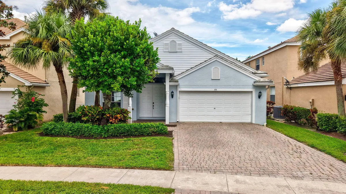 Front of home at 375 BERENGER Walk, Royal Palm Beach