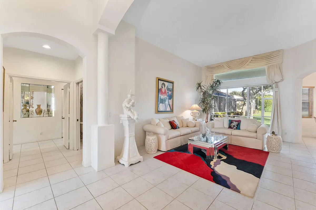 Living Room at 7389 Viale Michelangelo, Delray Beach