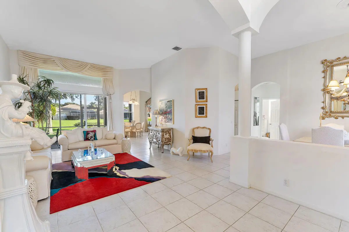 Living Room at 7389 Viale Michelangelo, Delray Beach