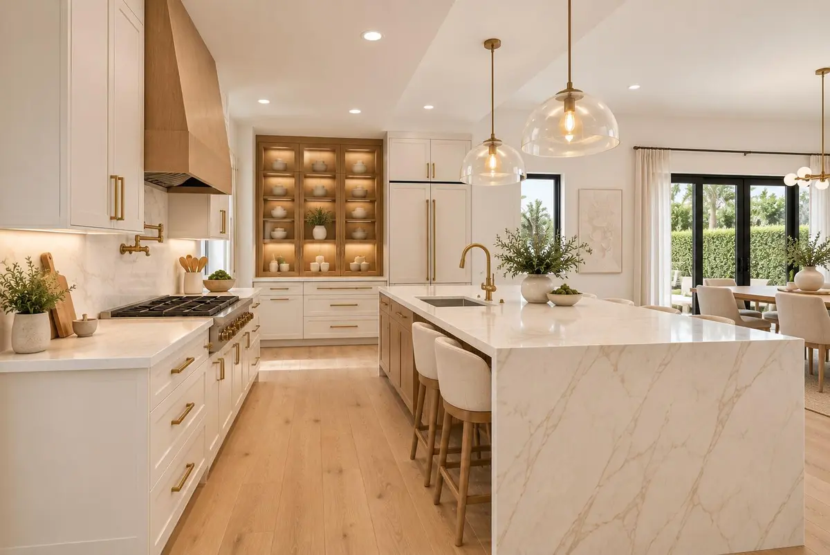 Rendering Kitchen at 348 Alhambra Place, West Palm Beach