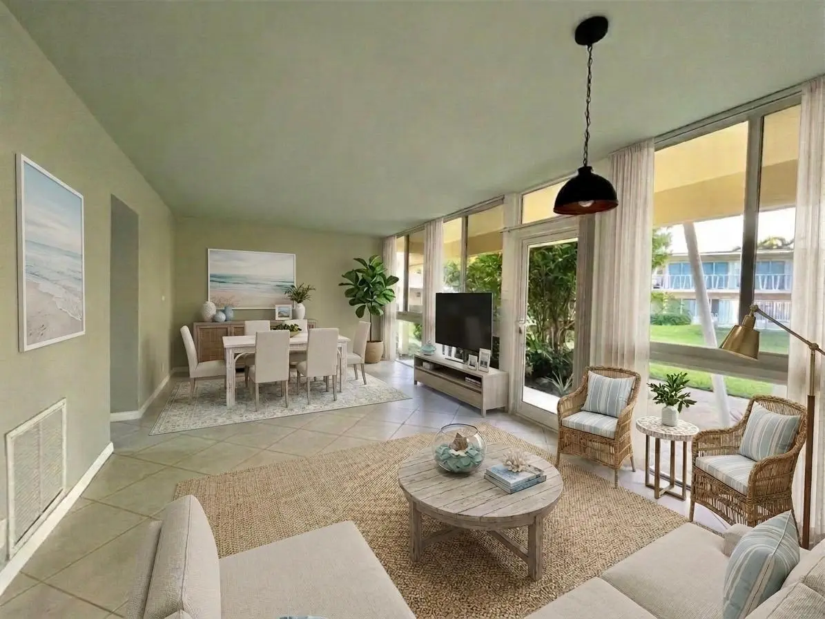 LHP liv room updated 1 at 2755 NE 28TH Avenue B4, Lighthouse Point