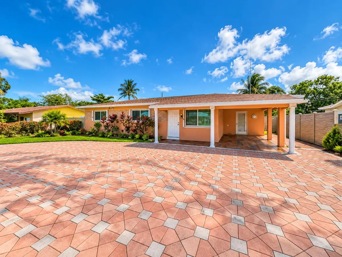 Sunny Tropical Ranch Home with Paver Dri at 214 SW 3rd Avenue, Boynton Beach
