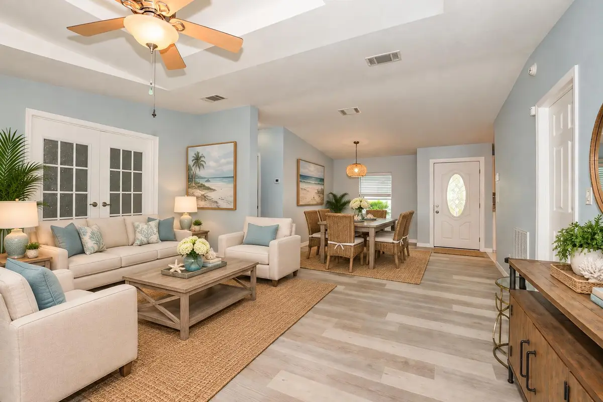 Living/Dining Room at 3128 Palm Warbler Court, Port St. Lucie