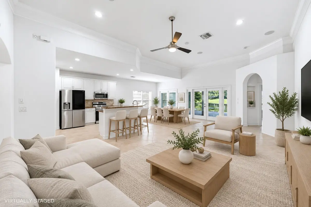 Virtually Staged Living Room at 11289 NW 65TH Manor, Parkland