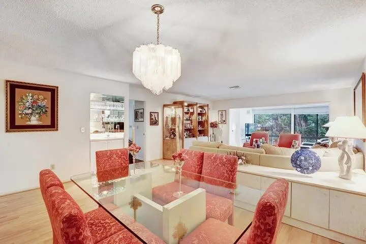 14 D westgate living room at 14 WESTGATE Lane 14D, Boynton Beach