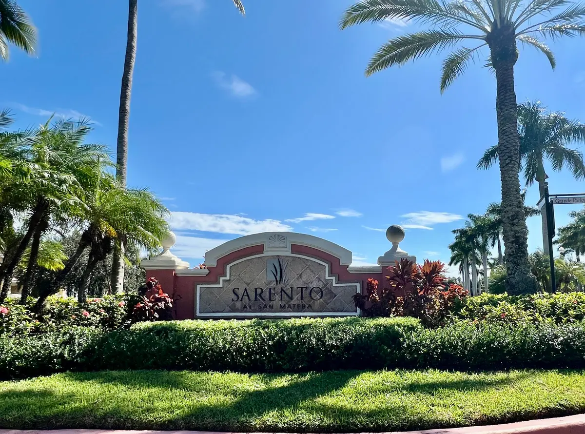 San Matera : Sarento section entrance at 2726 Anzio Court 202, Palm Beach Gardens