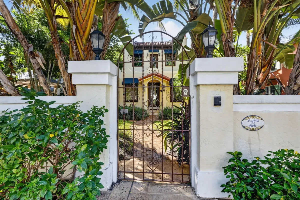 Wrought Iron Gate at 106 SE 7TH Avenue 1, Delray Beach