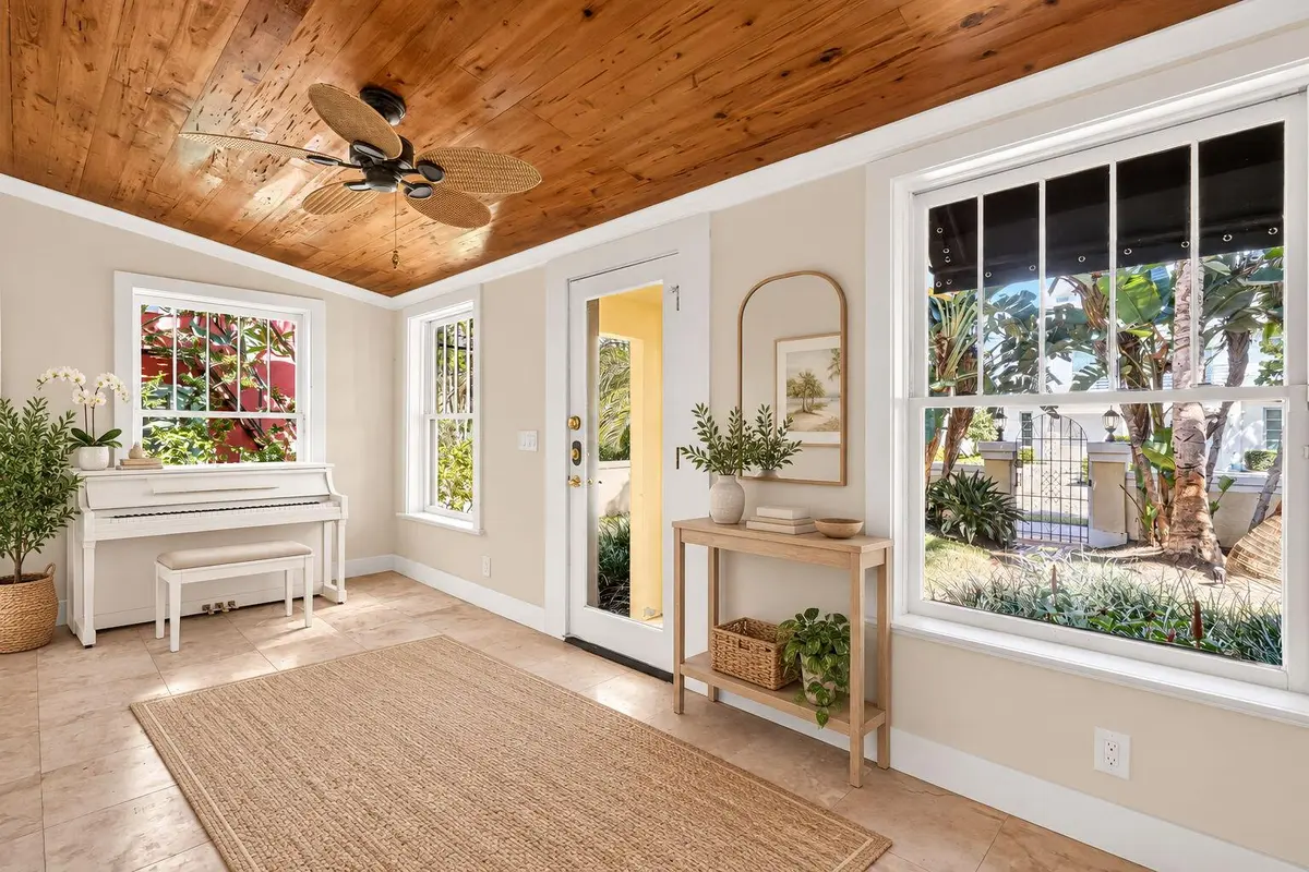 Front Room Staged at 106 SE 7TH Avenue 1, Delray Beach