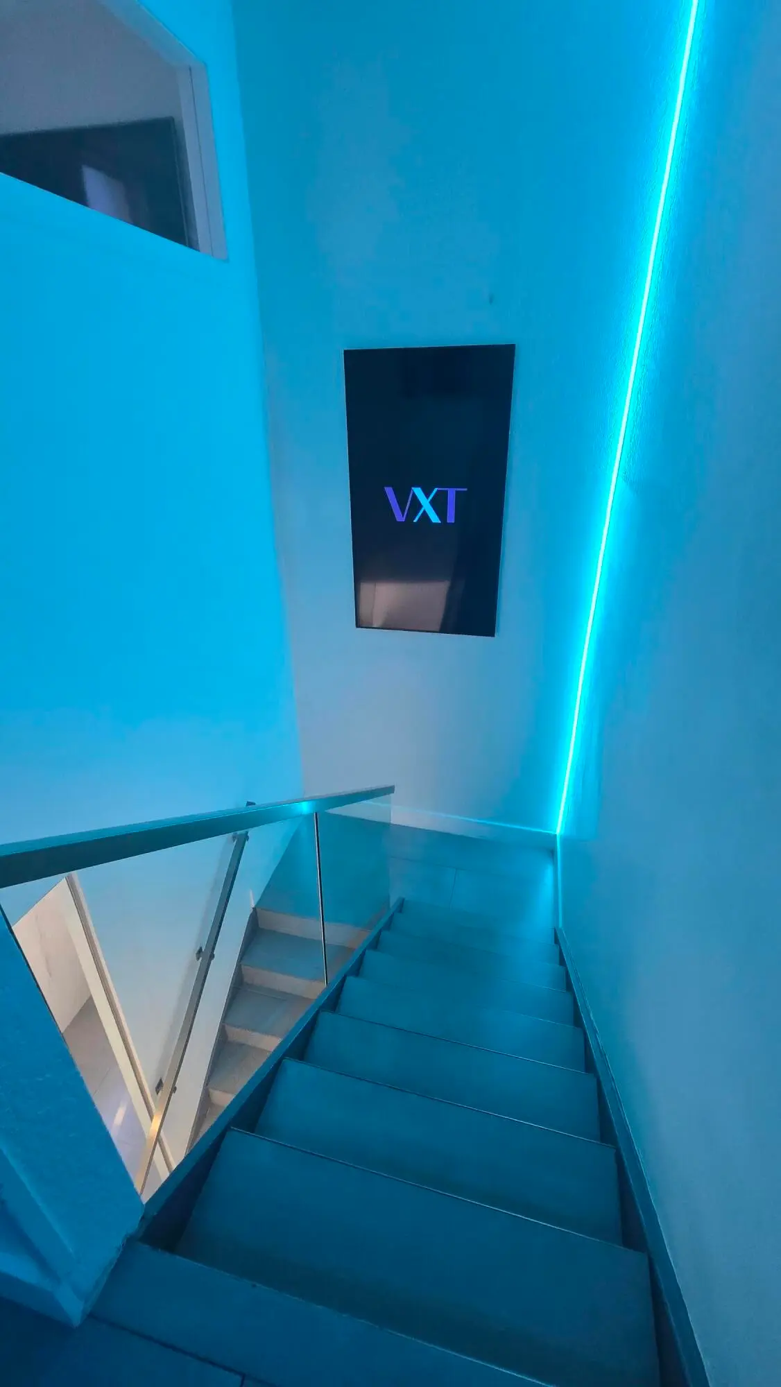 Stairs down at 1918 HARRISON Street 213, Hollywood