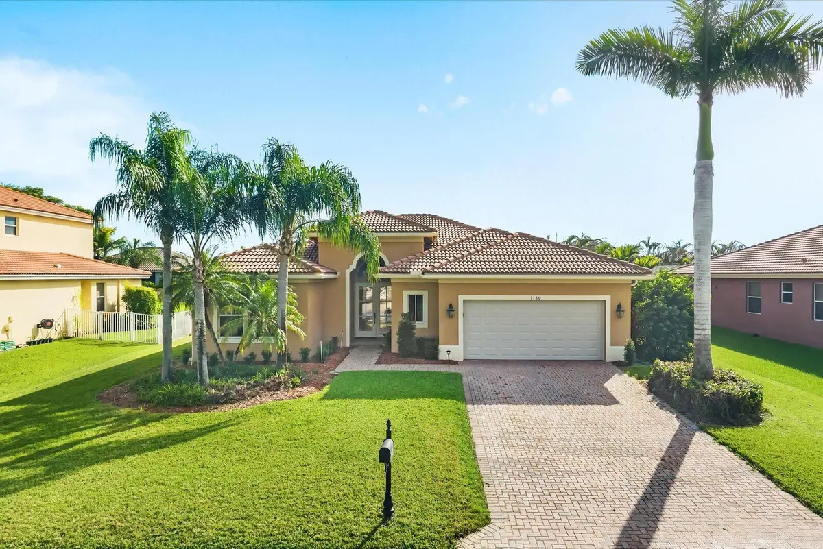 Front of House at 1180 AMETHYST Drive, Vero Beach