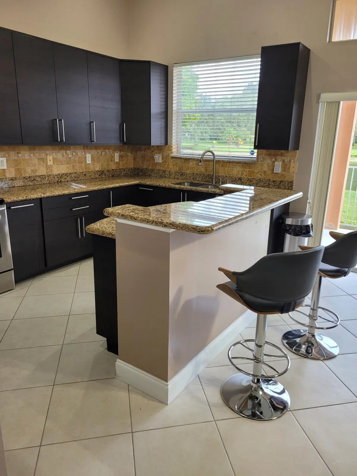 Lago kitchen view !!! at 9514 Lago Drive, Boynton Beach