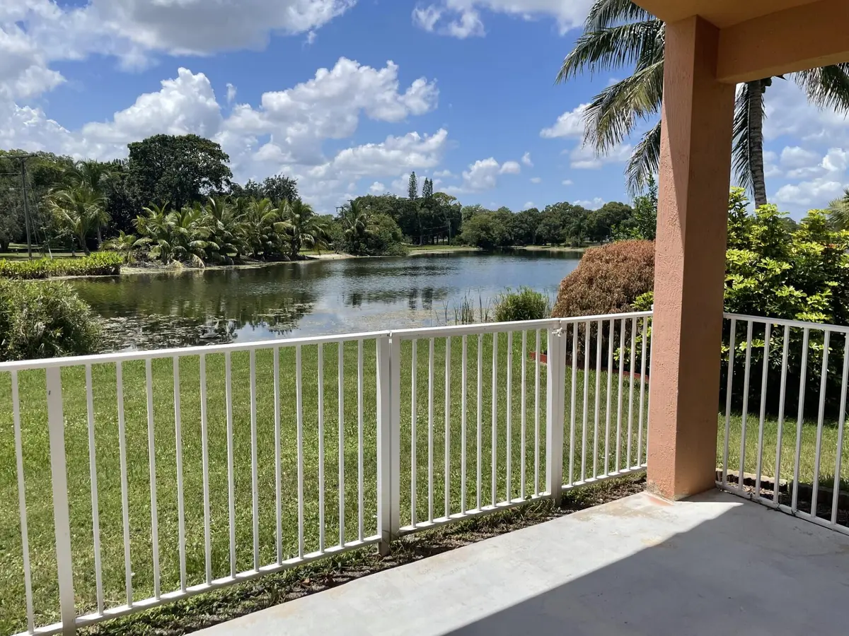 Lago patio to lake view!!!! at 9514 Lago Drive, Boynton Beach