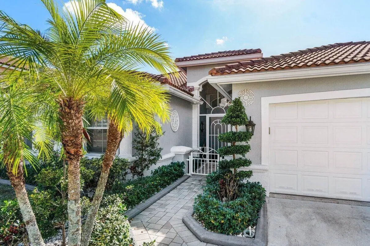 Front Entryway at 5696 Muirfield Village Circle, Lake Worth