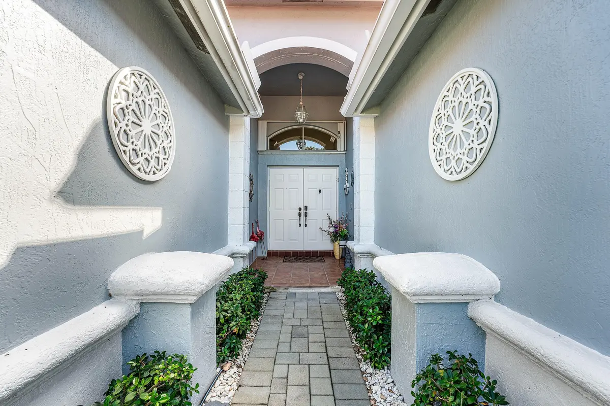 Front Door at 5696 Muirfield Village Circle, Lake Worth