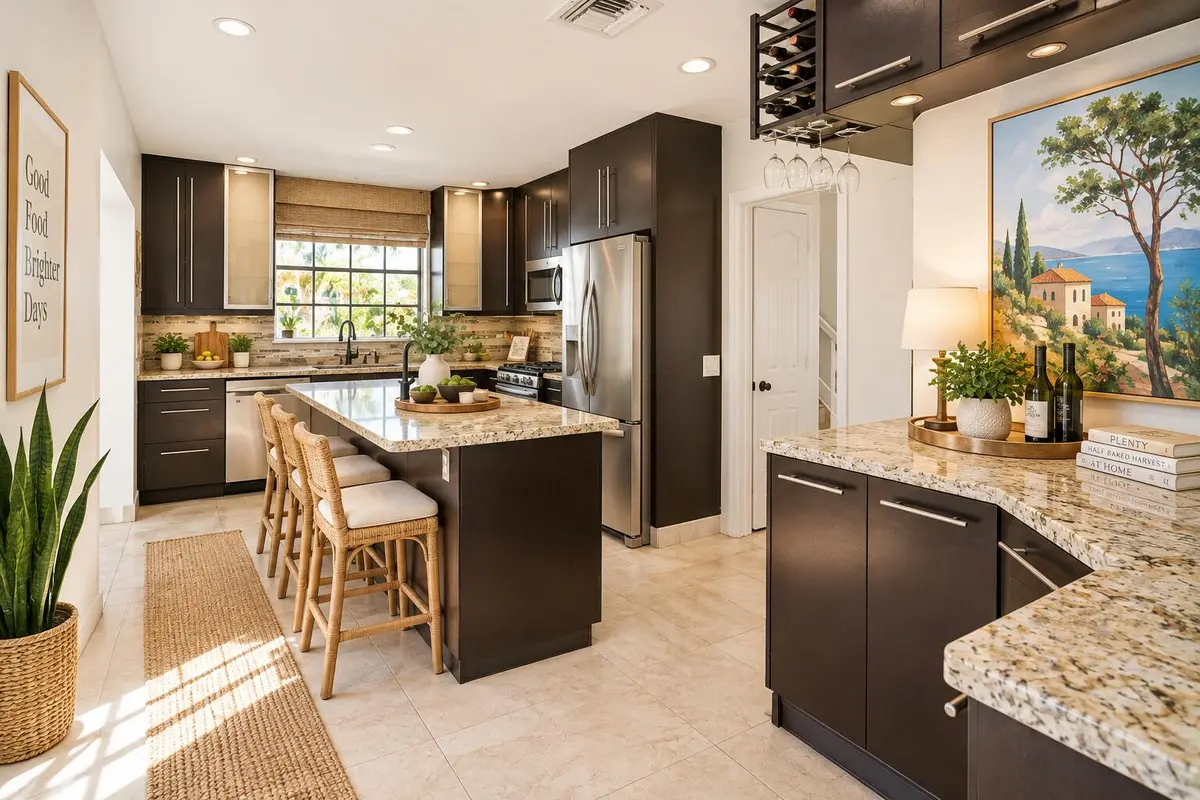 Main Kitchen at 851 N 11TH Avenue, Hollywood