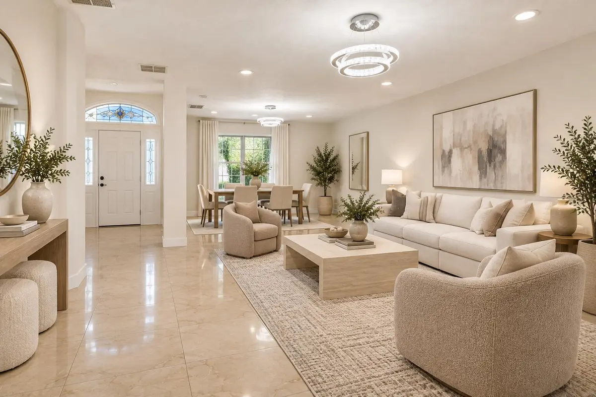 Main Living/ Dining room at 851 N 11TH Avenue, Hollywood