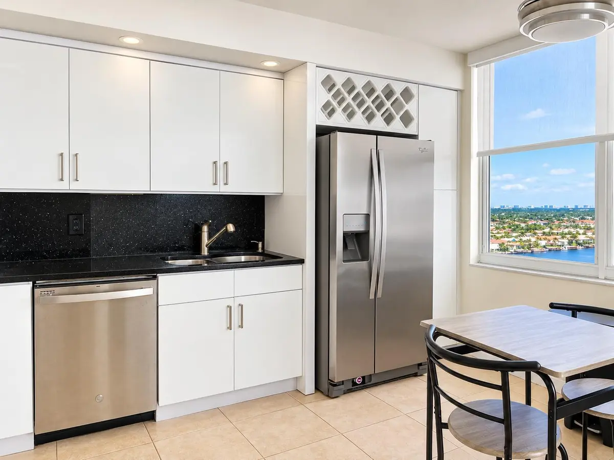 kitchen at 2751 S OCEAN Drive 1703N, Hollywood