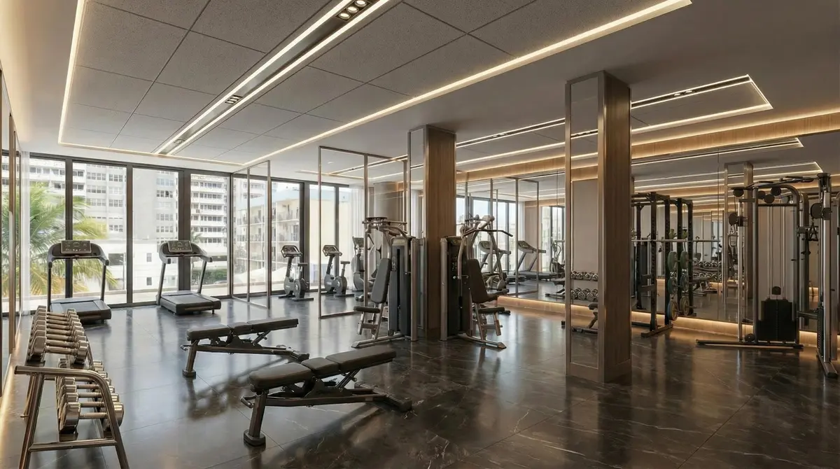 Gym at 3319 N OCEAN Drive 608, Hollywood