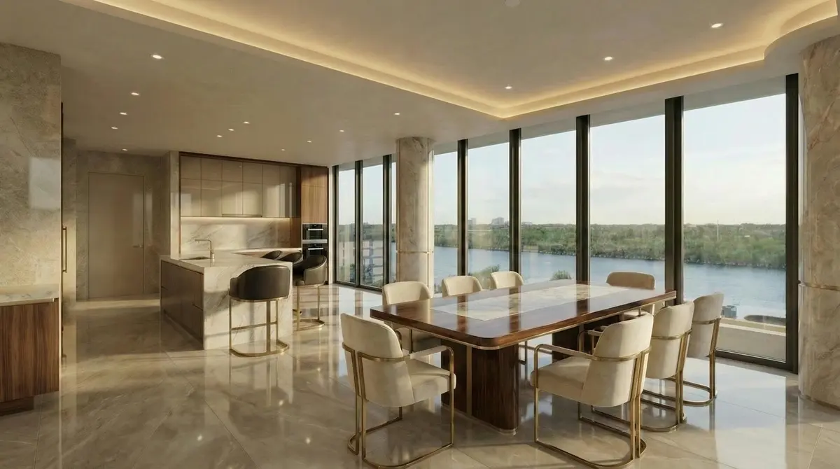 Kitchen at 3319 N OCEAN Drive 509, Hollywood