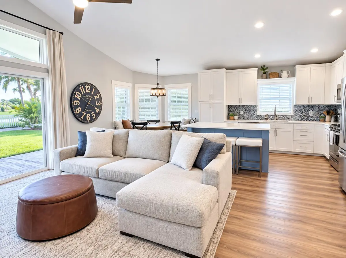 Living/Kitchen Area at 3645 Miramontes Circle, Wellington