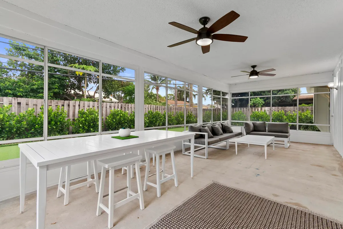 Covered Patio at 3917 Coelebs Avenue, Boynton Beach