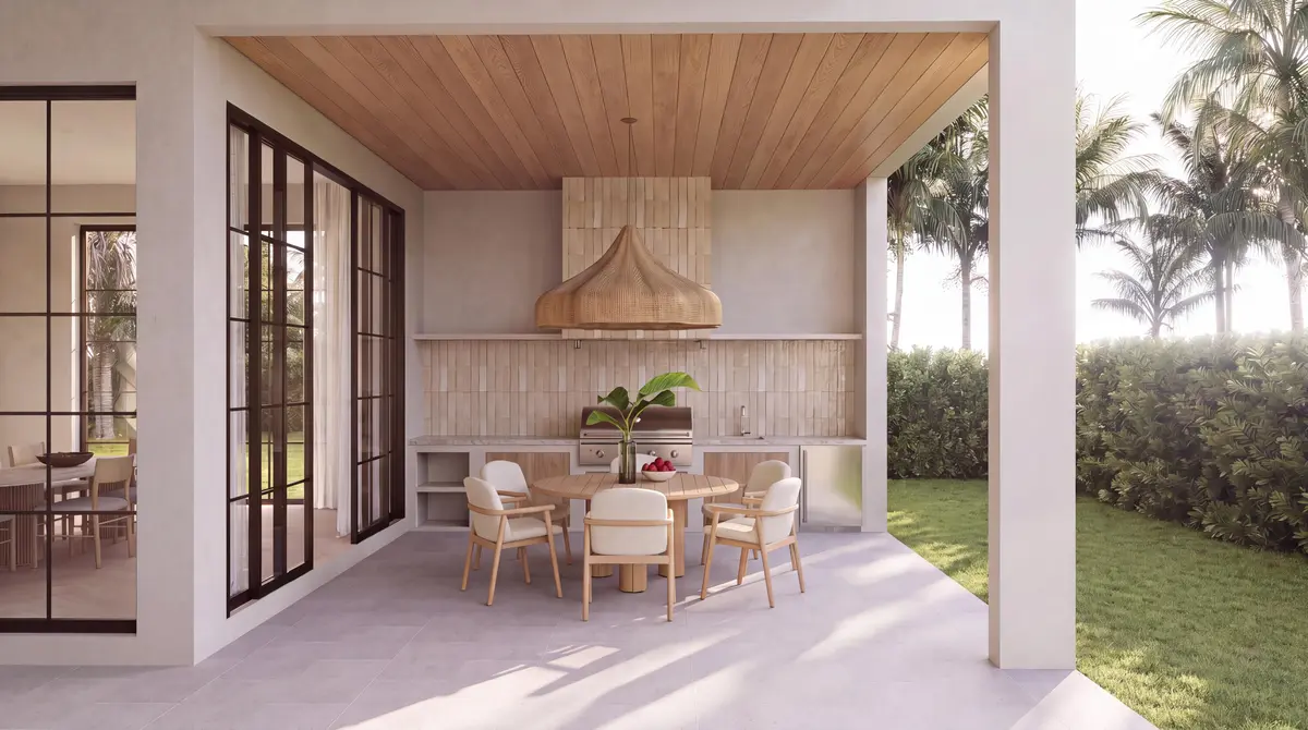 Outdoor Dining at 228 Rutland Boulevard, West Palm Beach