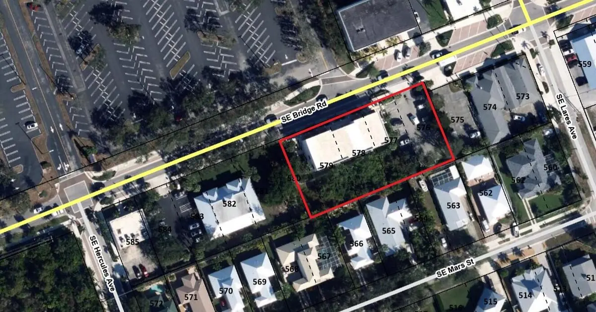 Parcel Outline at 8930 SE BRIDGE Road 8930, Hobe Sound
