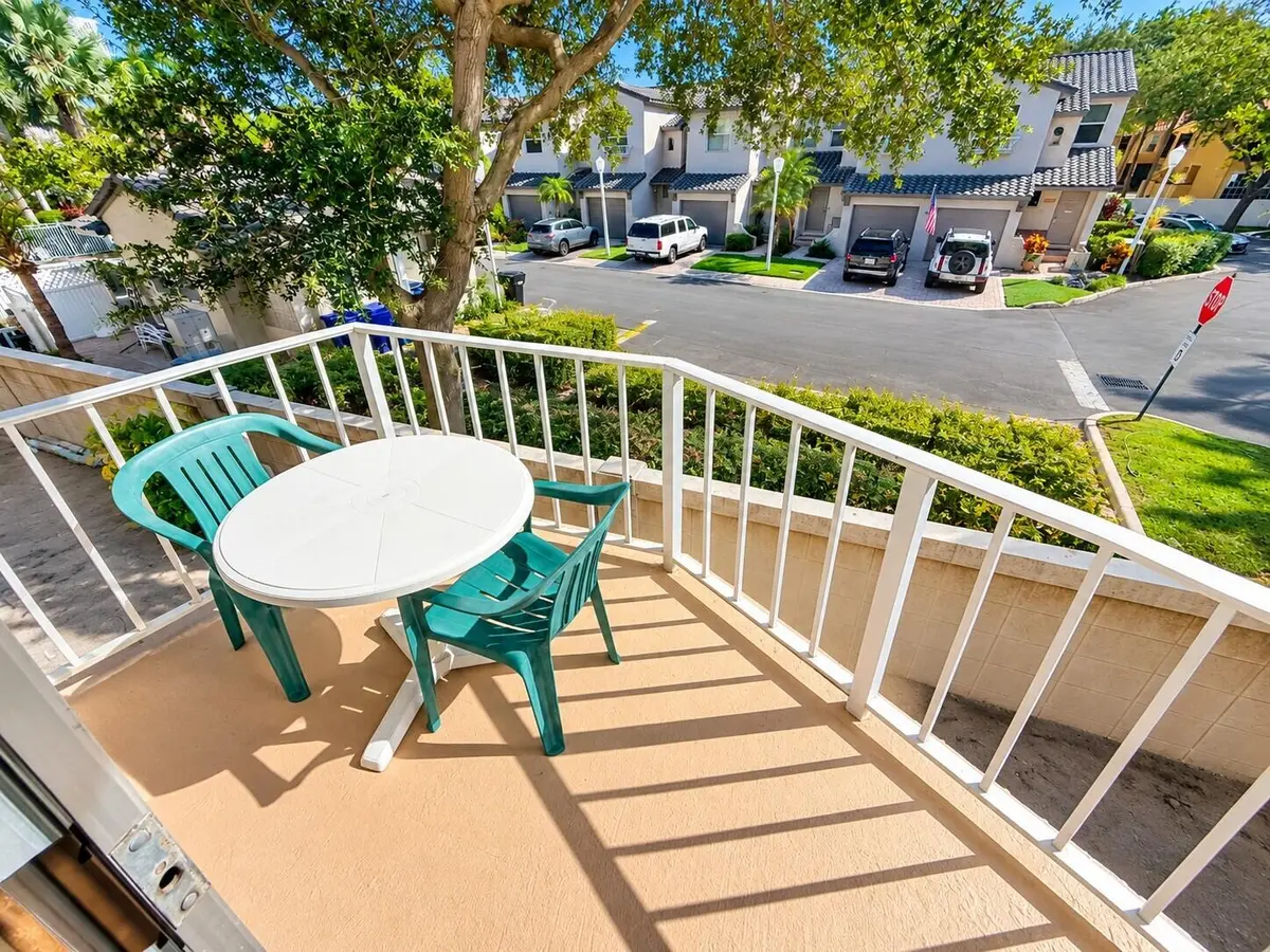 Balcony Overlooking Townhomes at 1967 S OCEAN Boulevard 228-D, Lauderdale-By-The-Sea