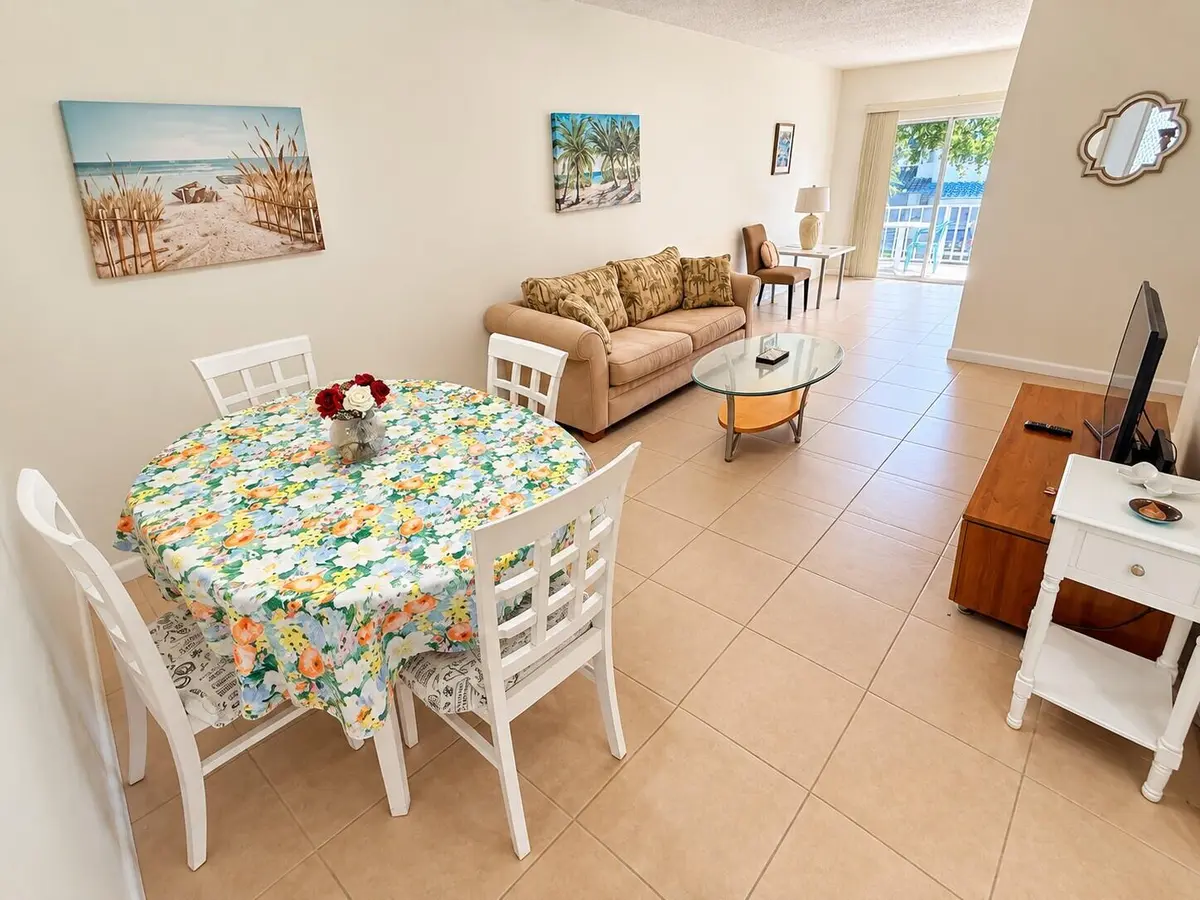 Din and Living Room at 1967 S OCEAN Boulevard 228-D, Lauderdale-By-The-Sea