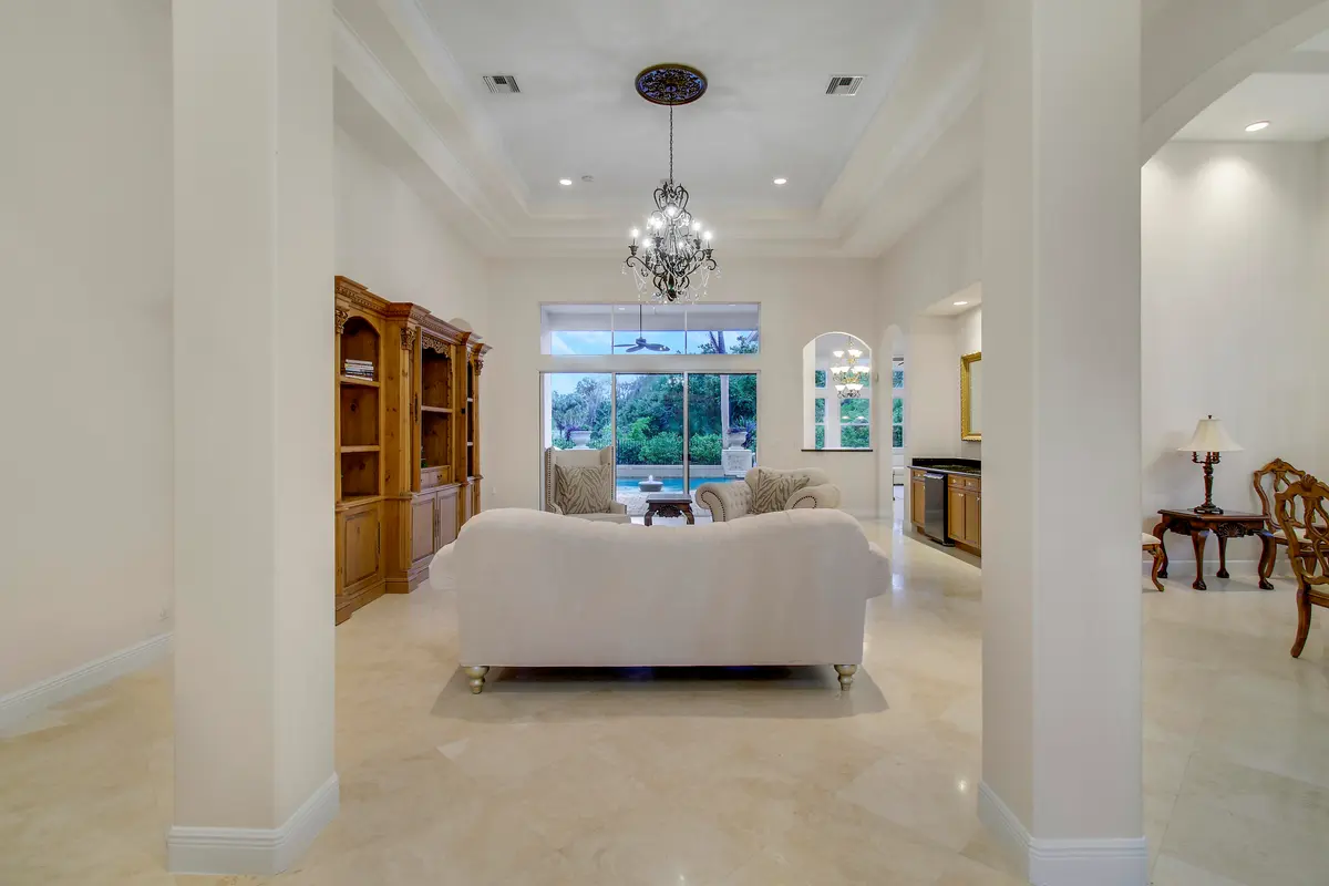 Interior Entrance at 705 Cote Azur Drive, Palm Beach Gardens