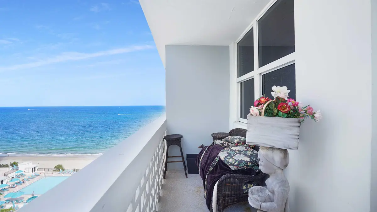 BALCONY VIEW at 4250 GALT OCEAN Drive 11J, Fort Lauderdale