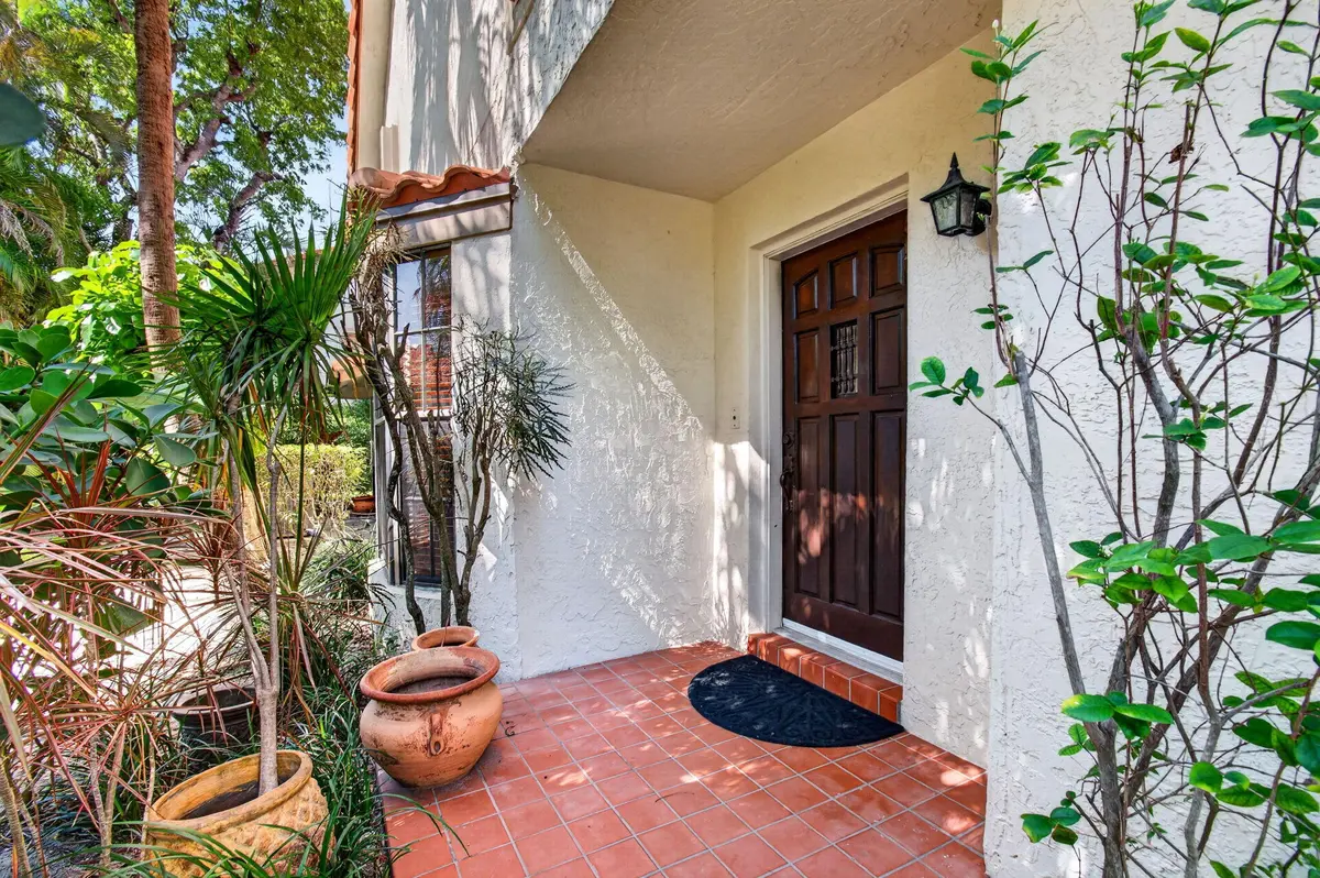 Front door at 7865 LA MIRADA Drive, Boca Raton