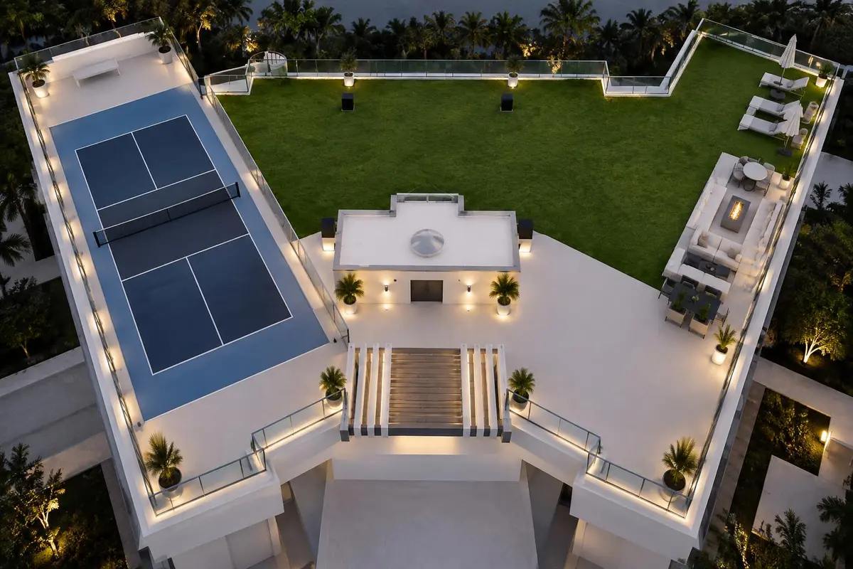 Roof Top Rendering at 17548 Scarsdale Way, Boca Raton