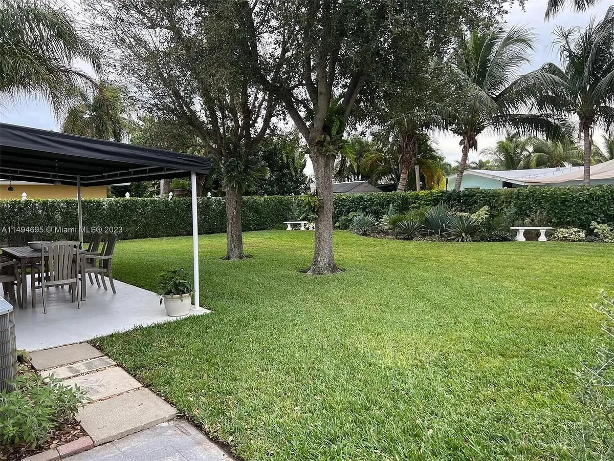 Backyard at 330 Cascade Lane, Palm Beach Shores