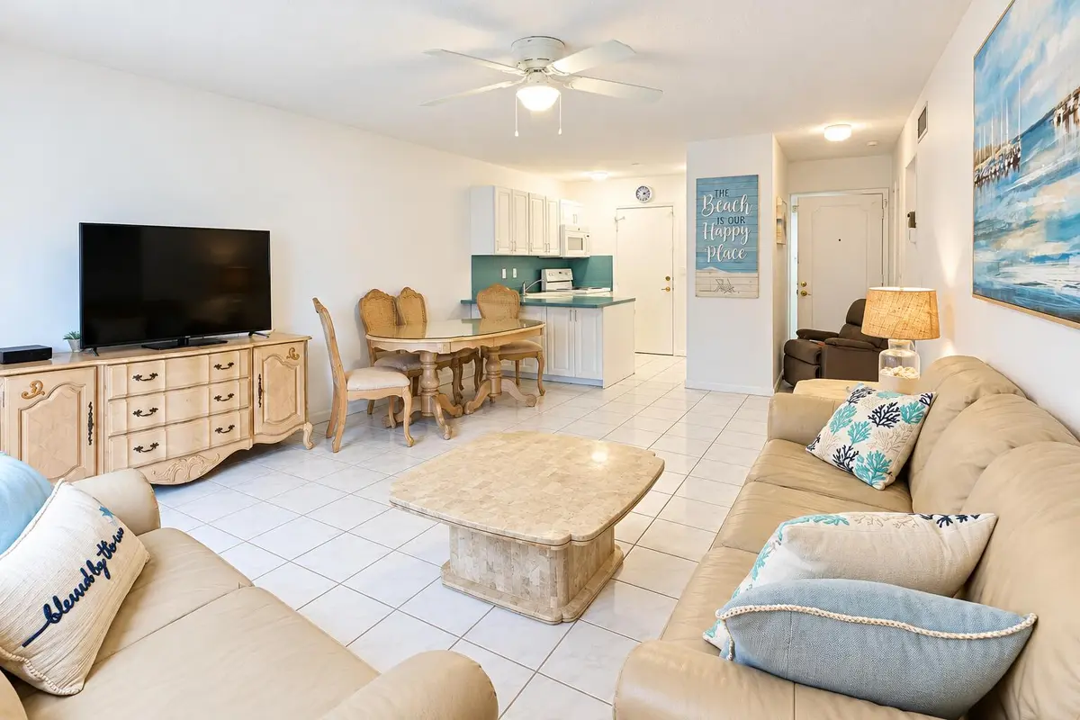 Bright Coastal Living Room Retreat at 6263 NE 19TH Avenue 1005, Fort Lauderdale