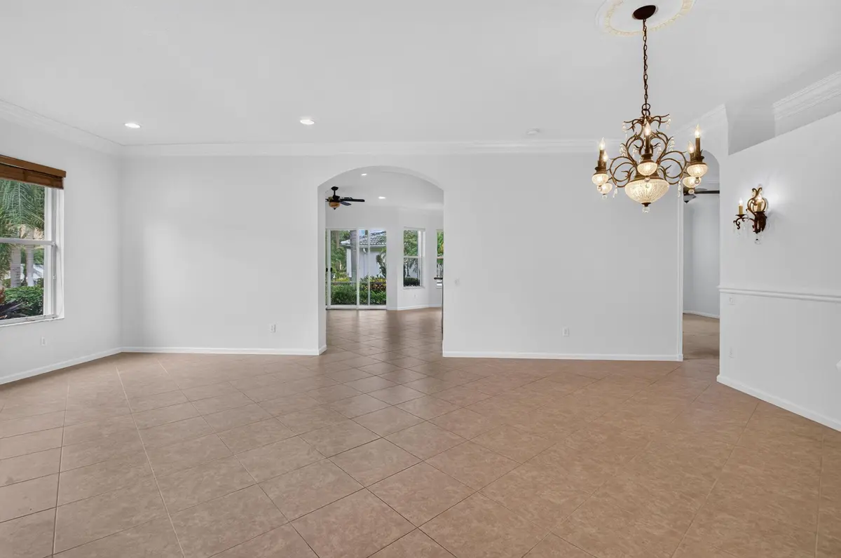 Living and Dining Room at 6931 Belmont Shore Drive, Delray Beach