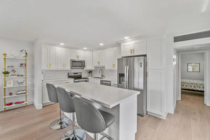 Kitchen at 70 Valencia C, Delray Beach