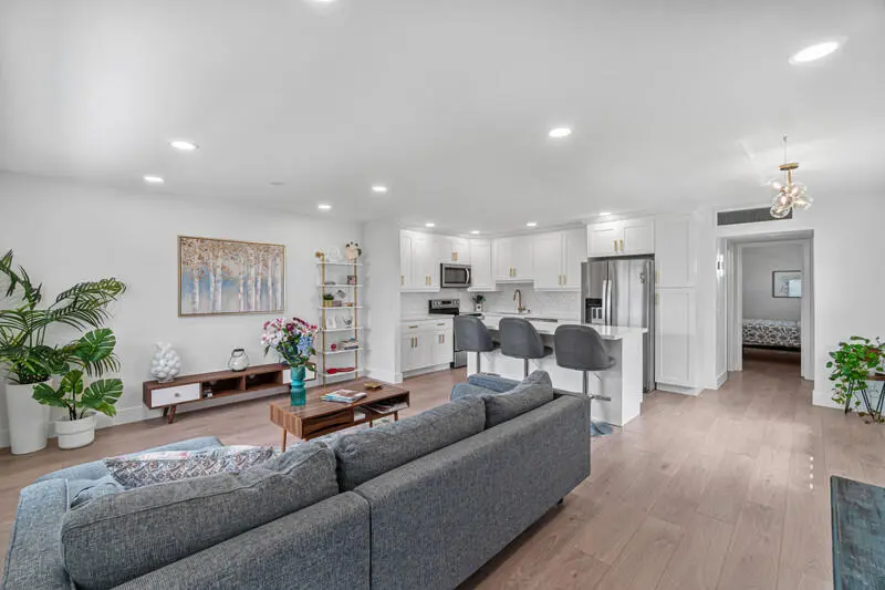 Living Room at 70 Valencia C, Delray Beach